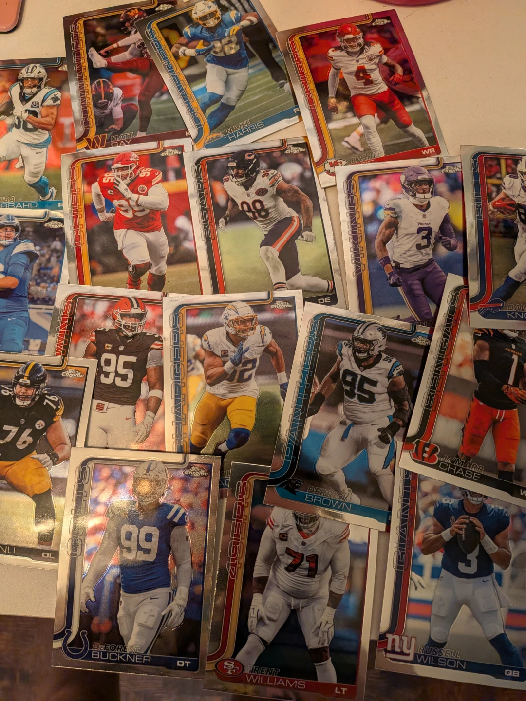 Topps Chrome NFL Trading Card Collection - photo 5
