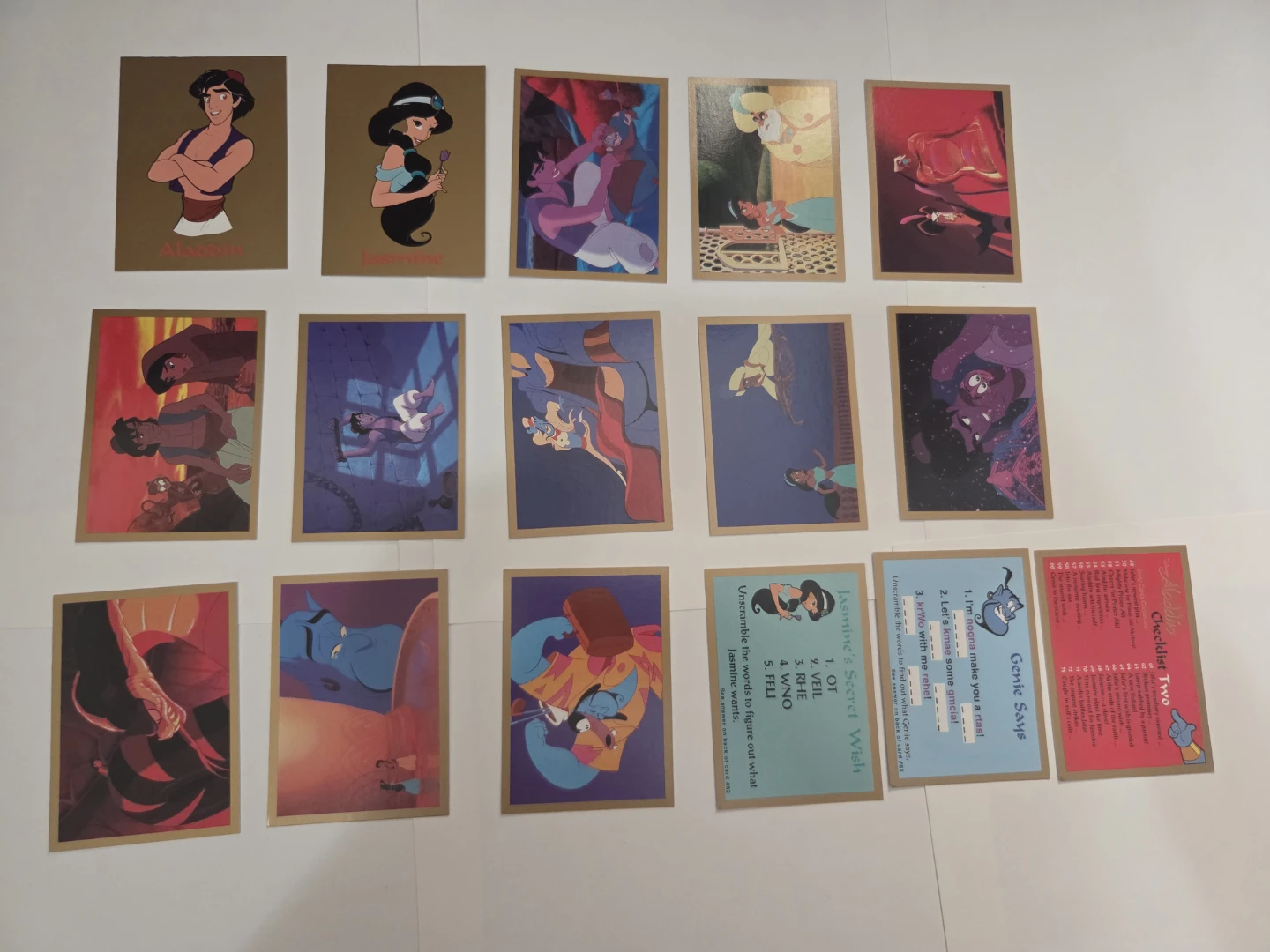 Disney Aladdin Trading Cards
