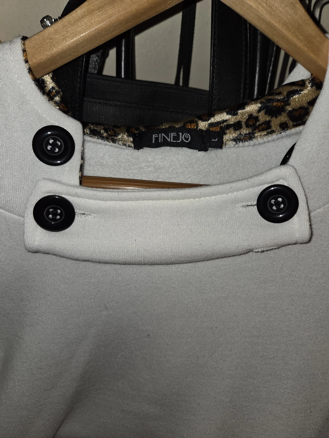 Finejo Leopard-Lined Hoodie in a Ladies L - photo 4