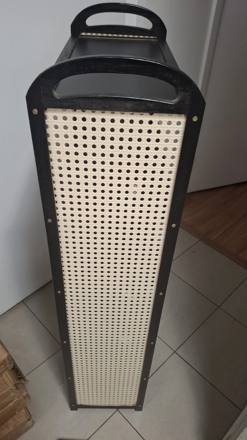 Light 6 tier black shoe rack shelf  49x23x107cm - photo 2