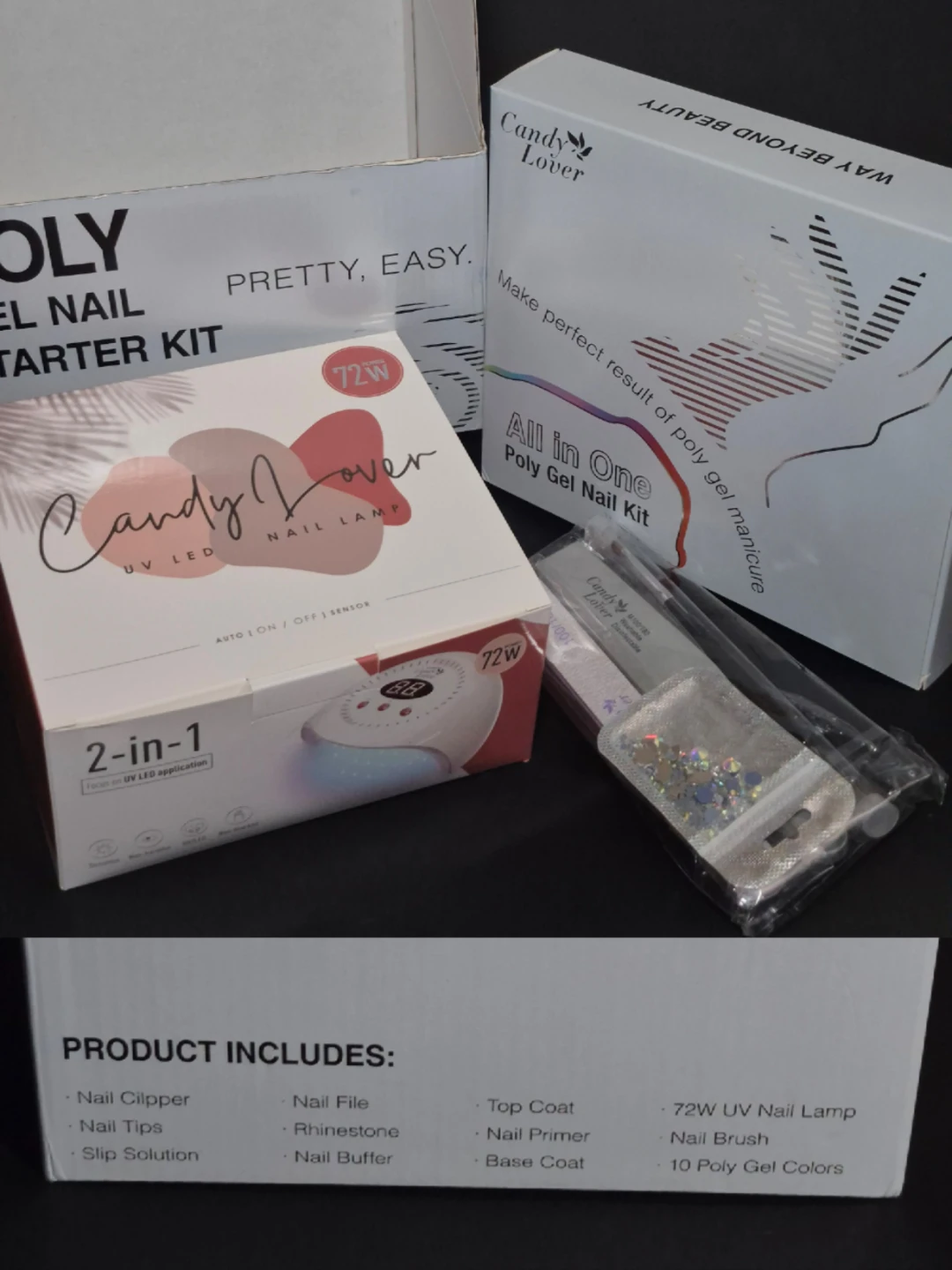 Poly Gel Nail Kit