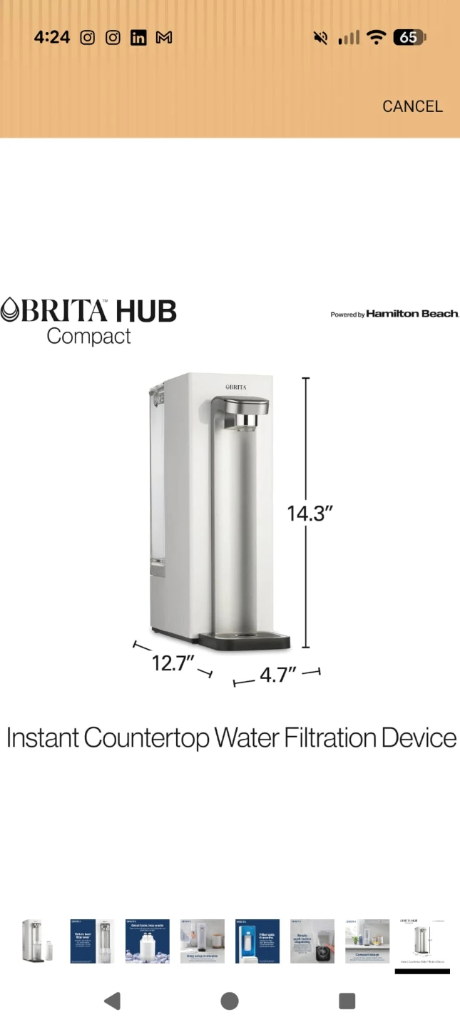 Brita Hub Compact Filter