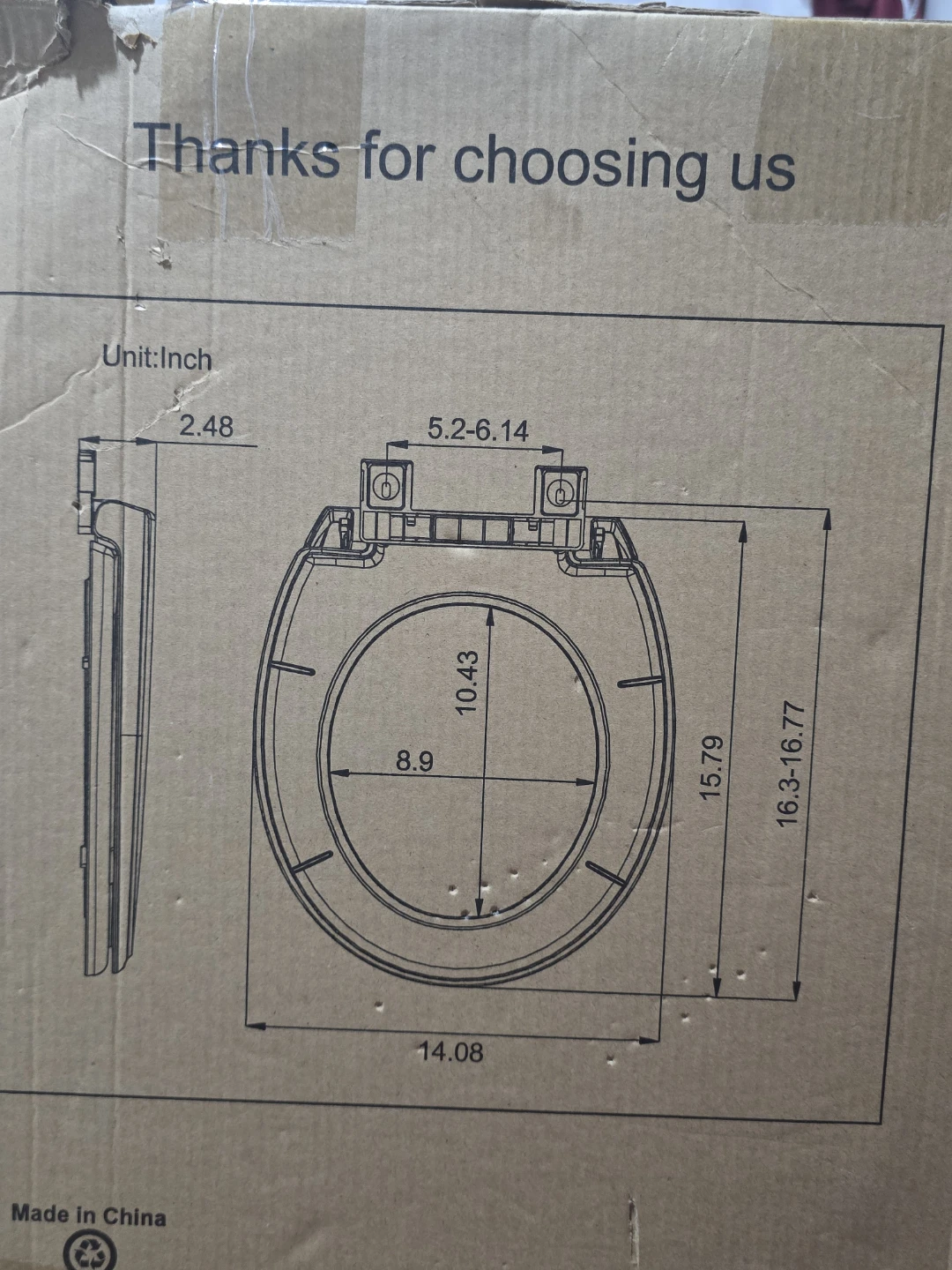 White Toilet Seat - photo 3