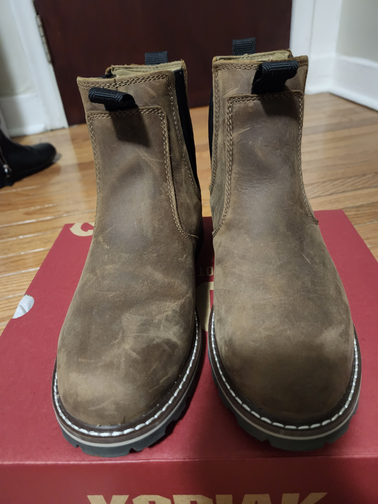 Kodiak Brown Leather Chelsea Boots