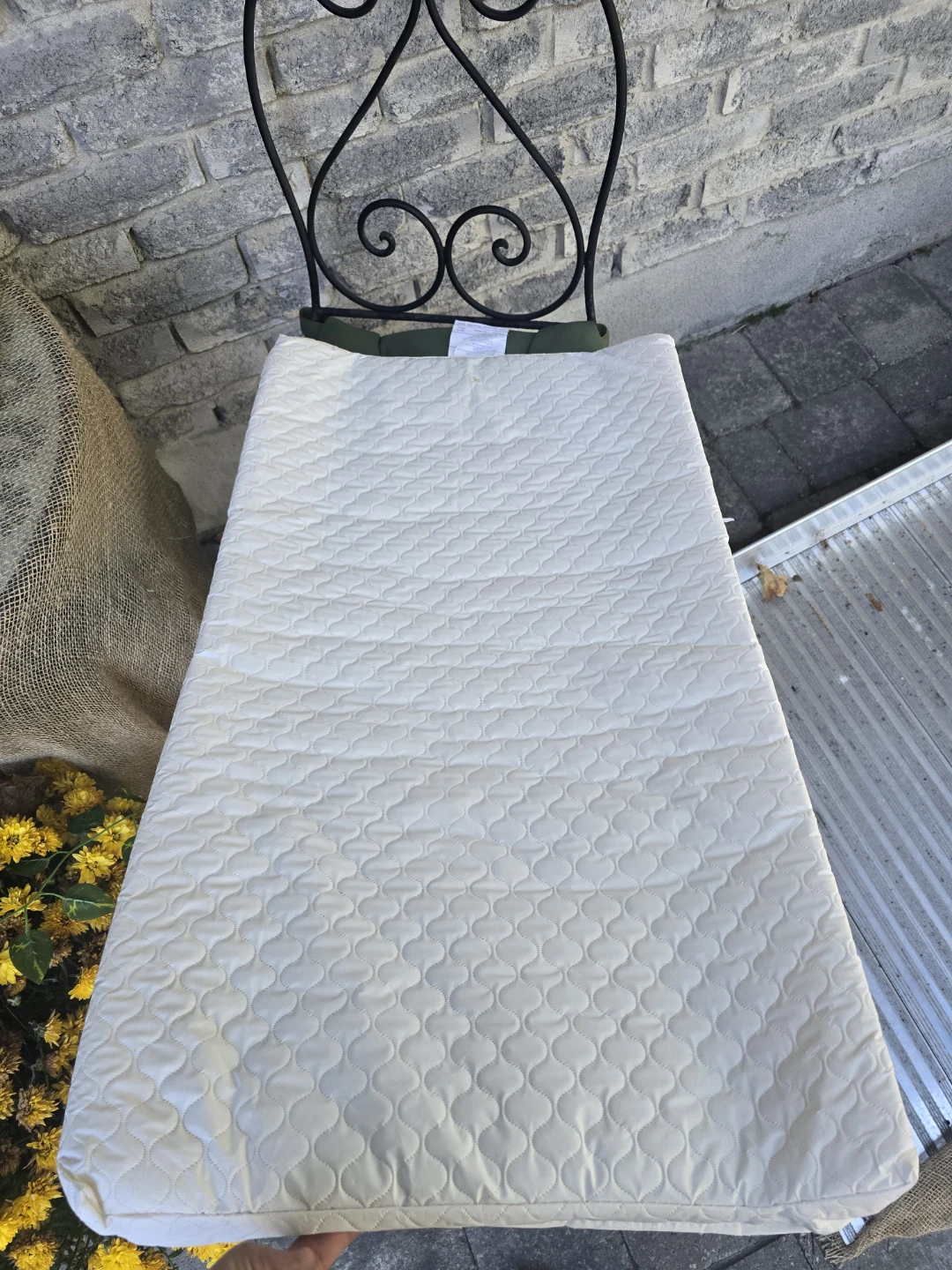 White Baby Changing Pad