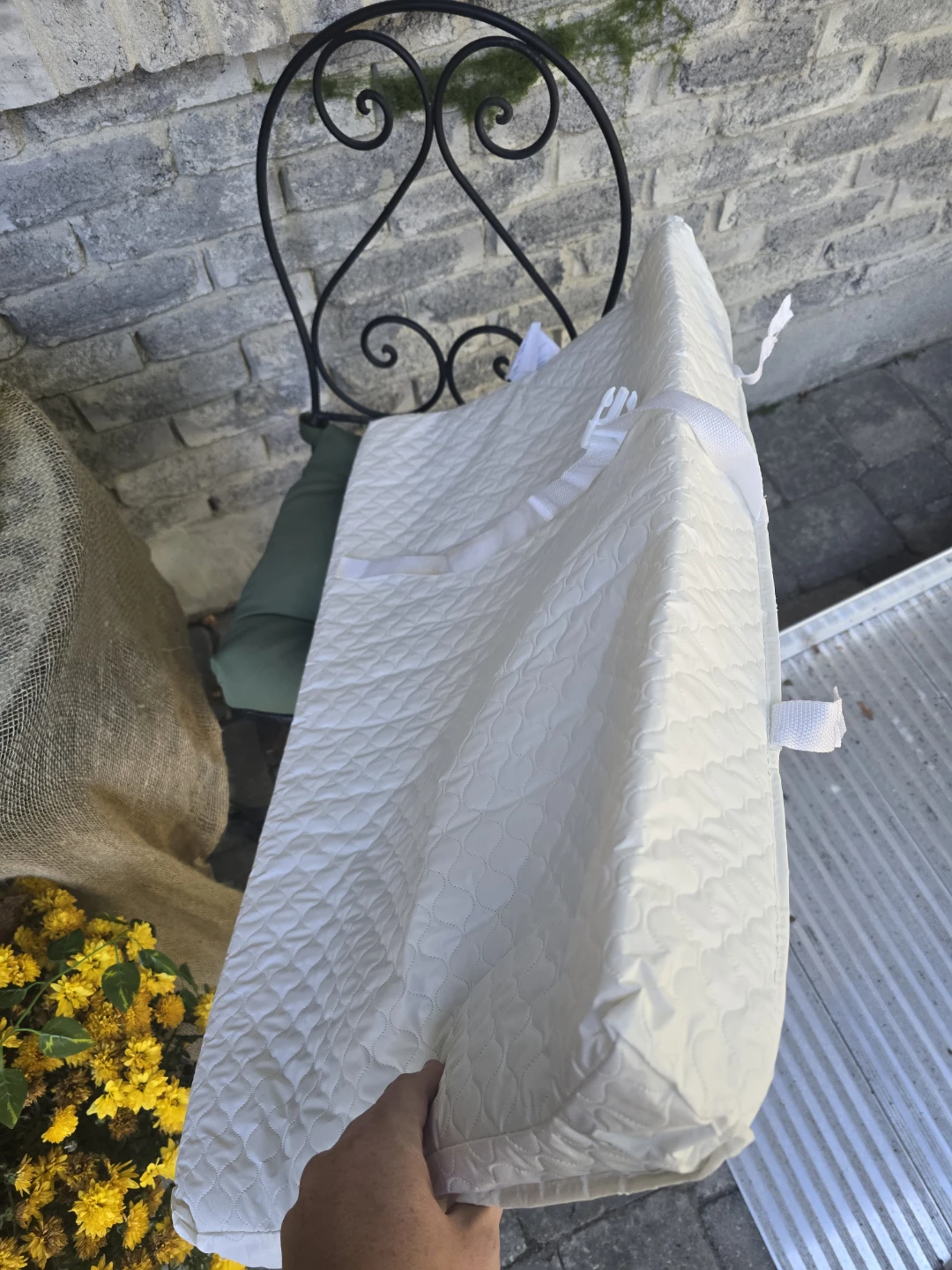 White Baby Changing Pad - photo 3
