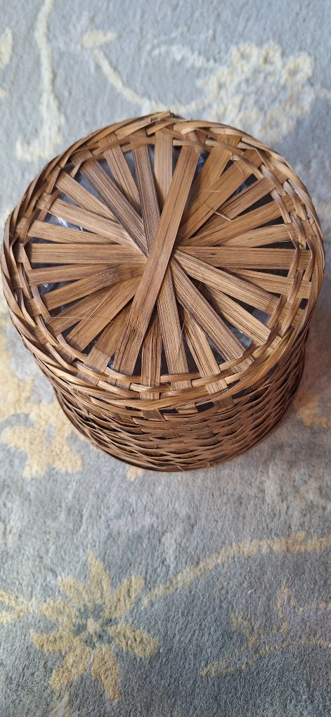 Woven Bamboo Plant Basket - photo 2