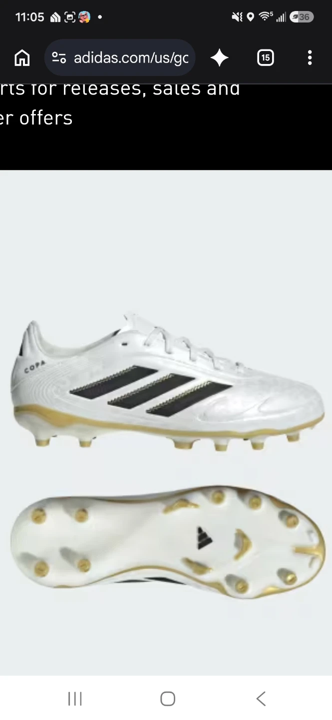 Adidas Copa Pure 3 League Soccer Cleats Size 11.5K