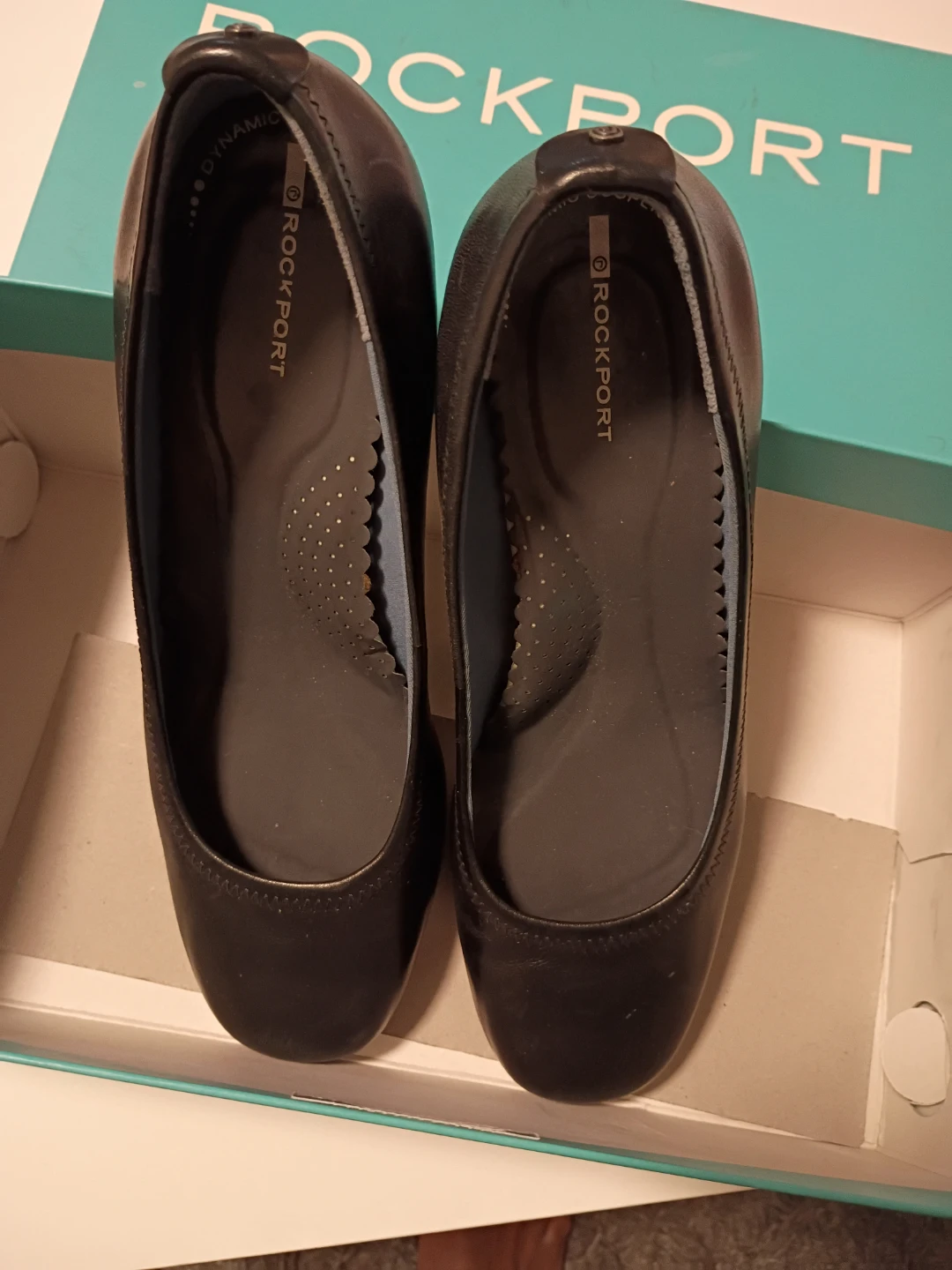 Rockport black leather heels - photo 2