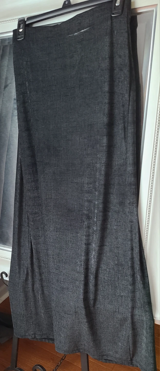 Perception Dark Grey Skirt with deep slit - photo 3