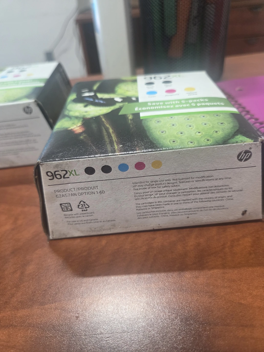 HP 962XL Ink Cartridge 5-Pack - photo 2