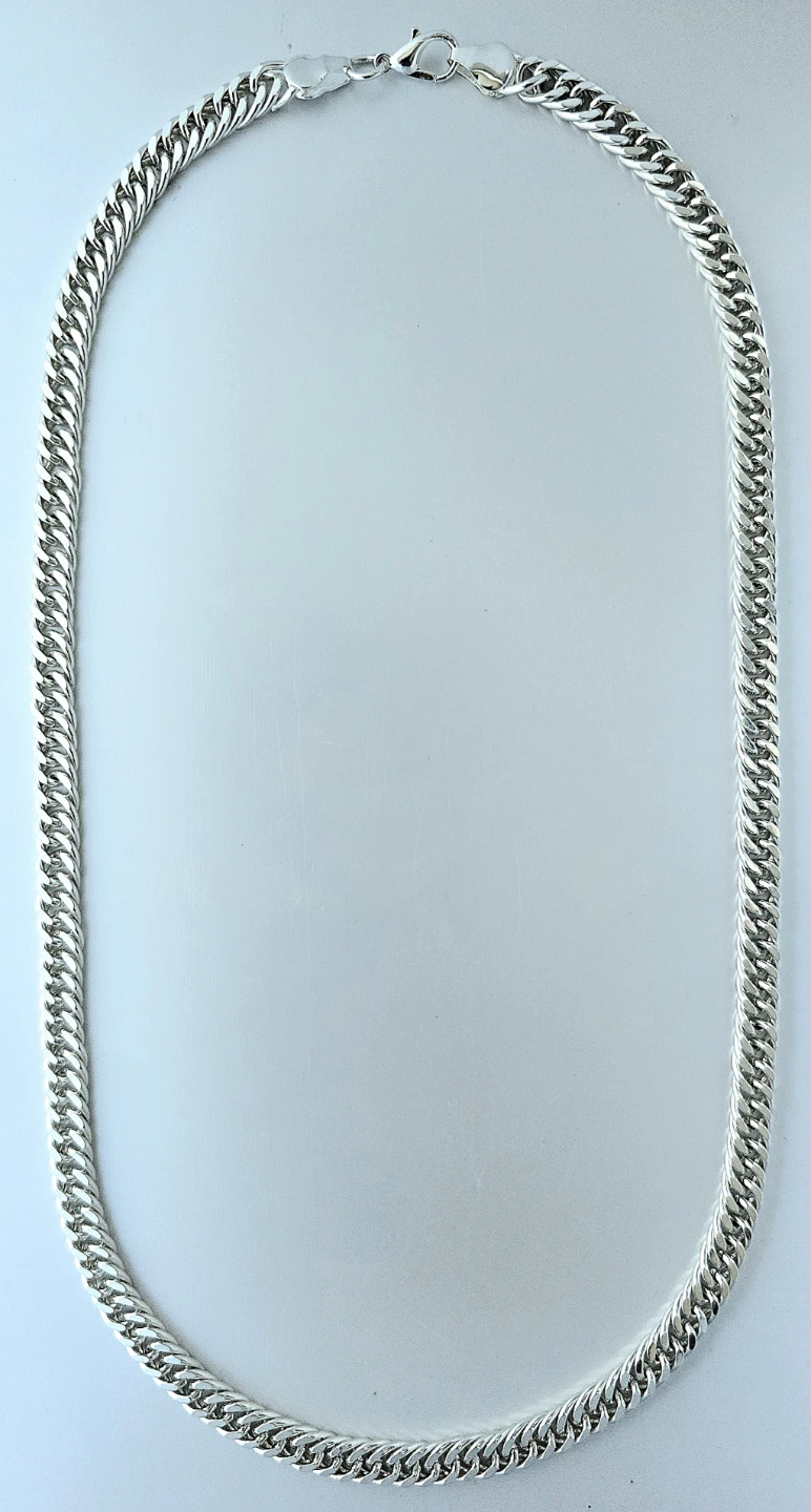 Silver Double Weaved Necklace
