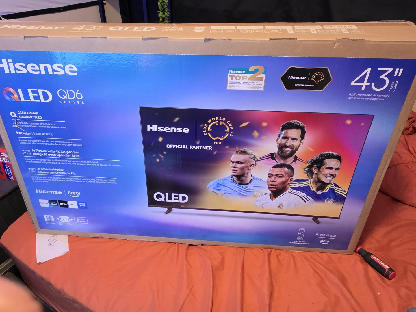 Hisense 43 inch QLED Smart TV - photo 4