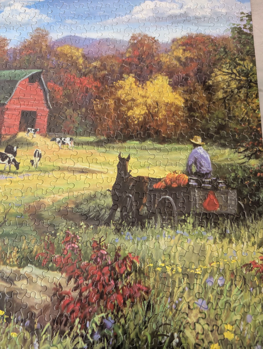 Bringing Home the Milk 1000 Piece Jigsaw Puzzle 🧩 - photo 5