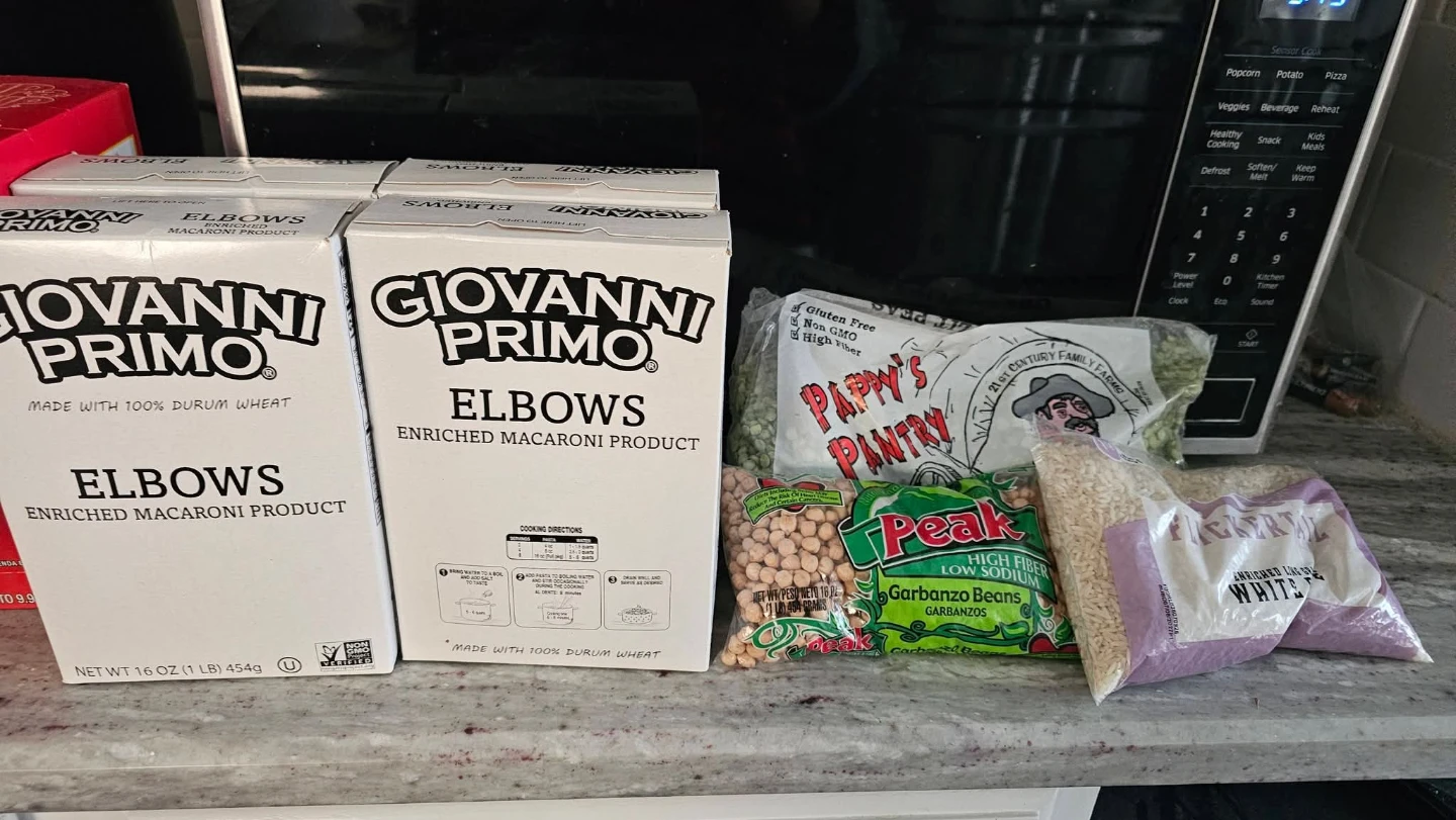 Giovanni Primo Elbows and Assorted Pantry Items