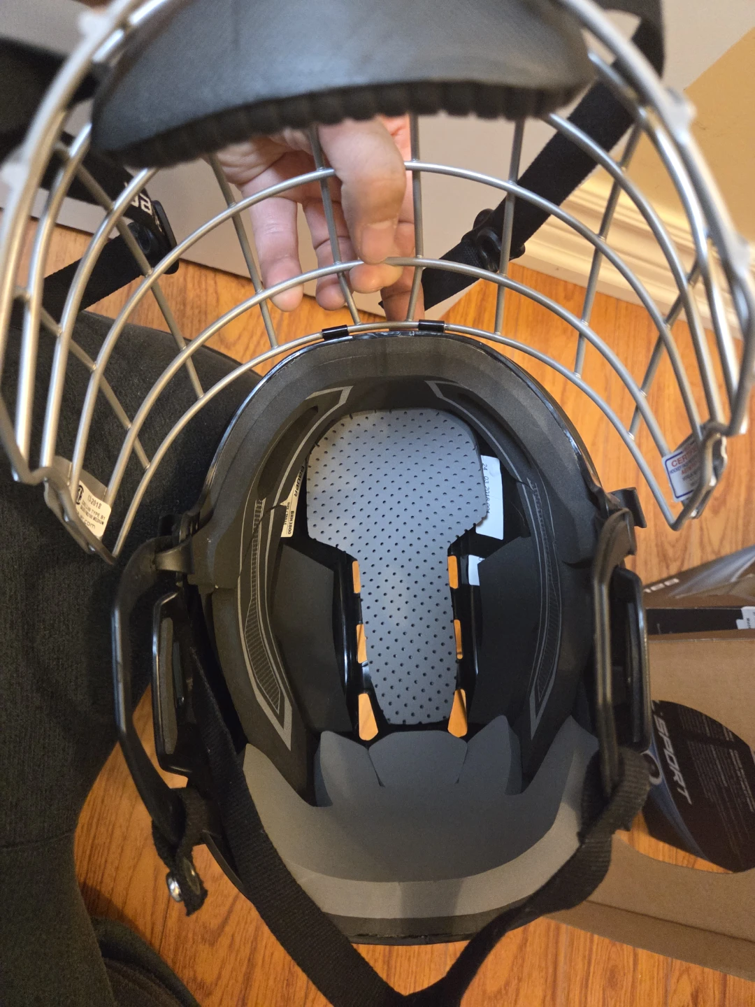 Bauer Lil Sport Youth Hockey Helmet with Cage - photo 3