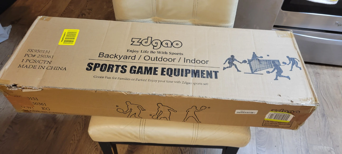 Zdgao Backyard Badminton , pickelball and volleyballSet bnib