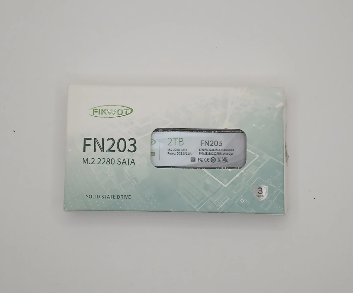 Fikwot FN203 2TB M.2 2280 SATA Solid State Drive