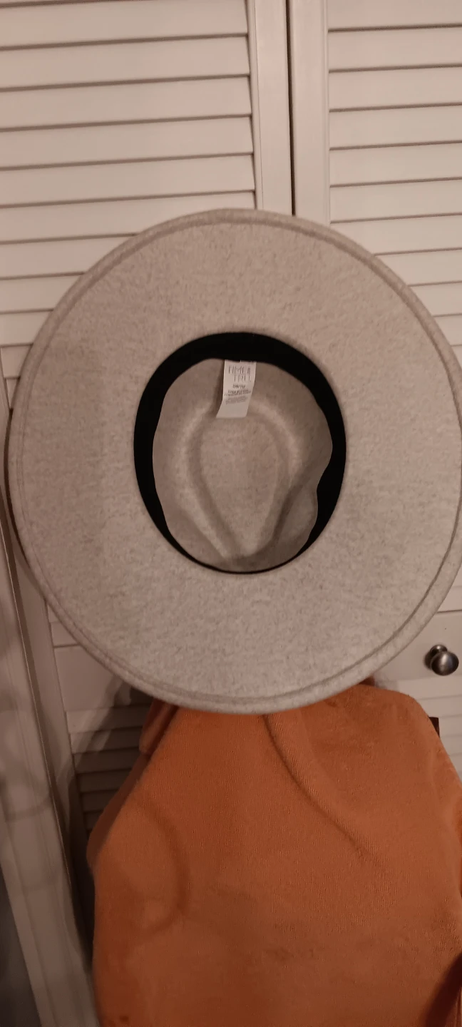 Time and Tru light grey felt fedora hat - photo 3