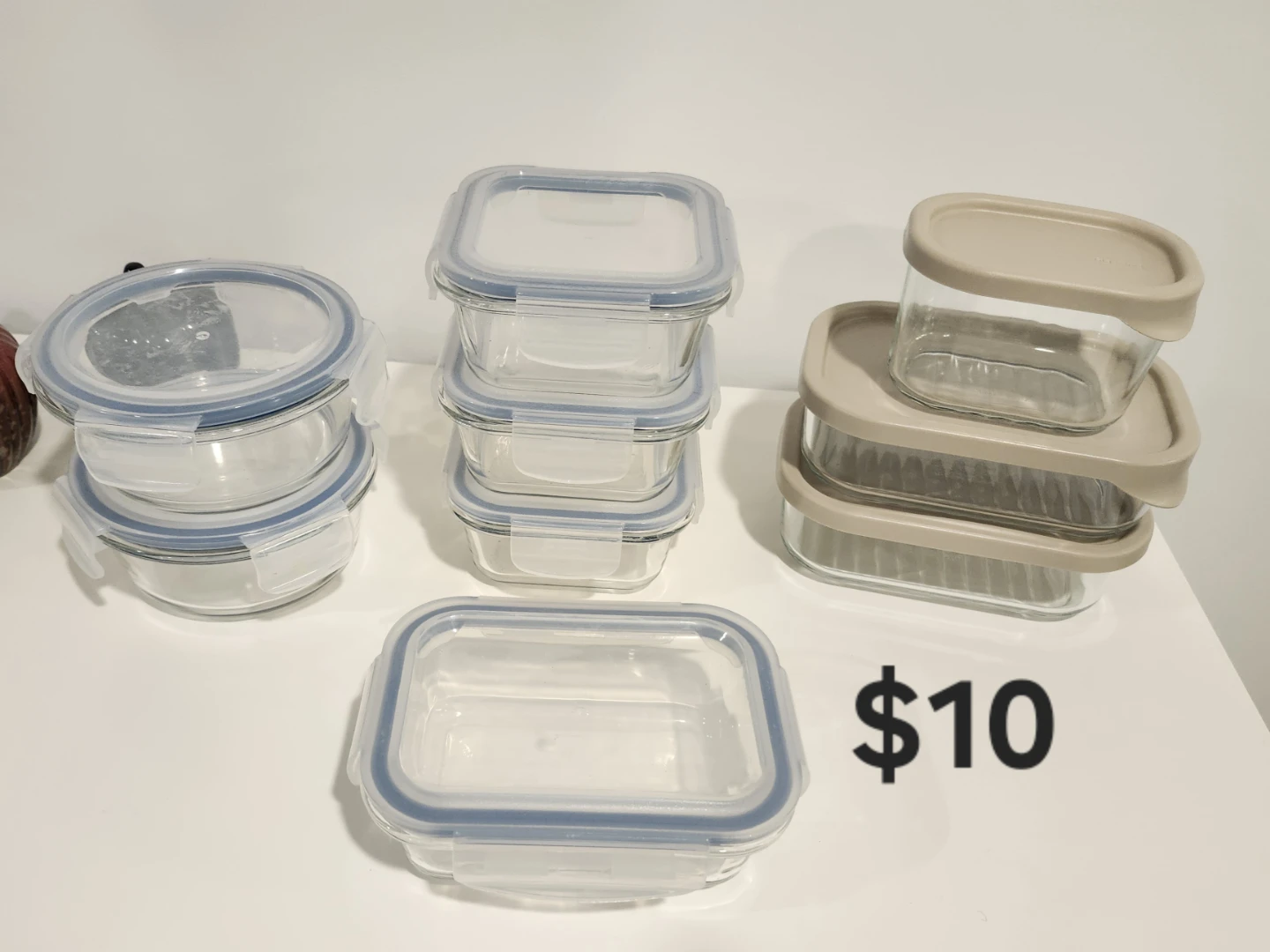 Assorted Glass Food Storage Containers