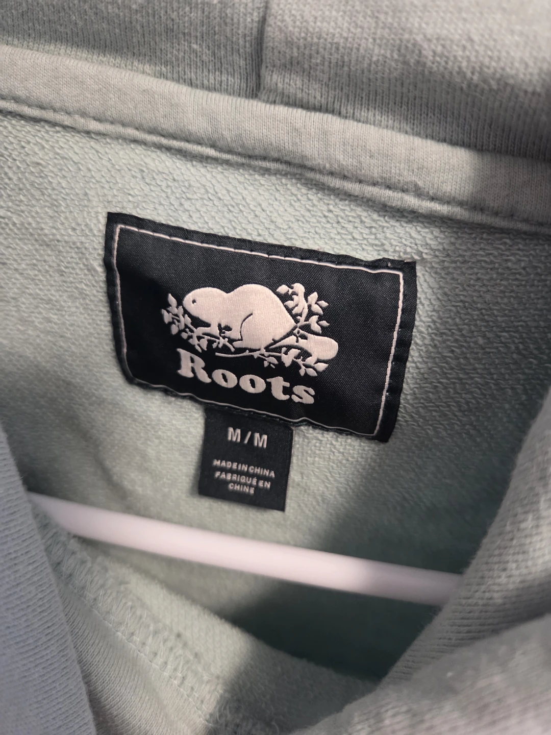 Roots mint green 100% cotton Hoodie - photo 4