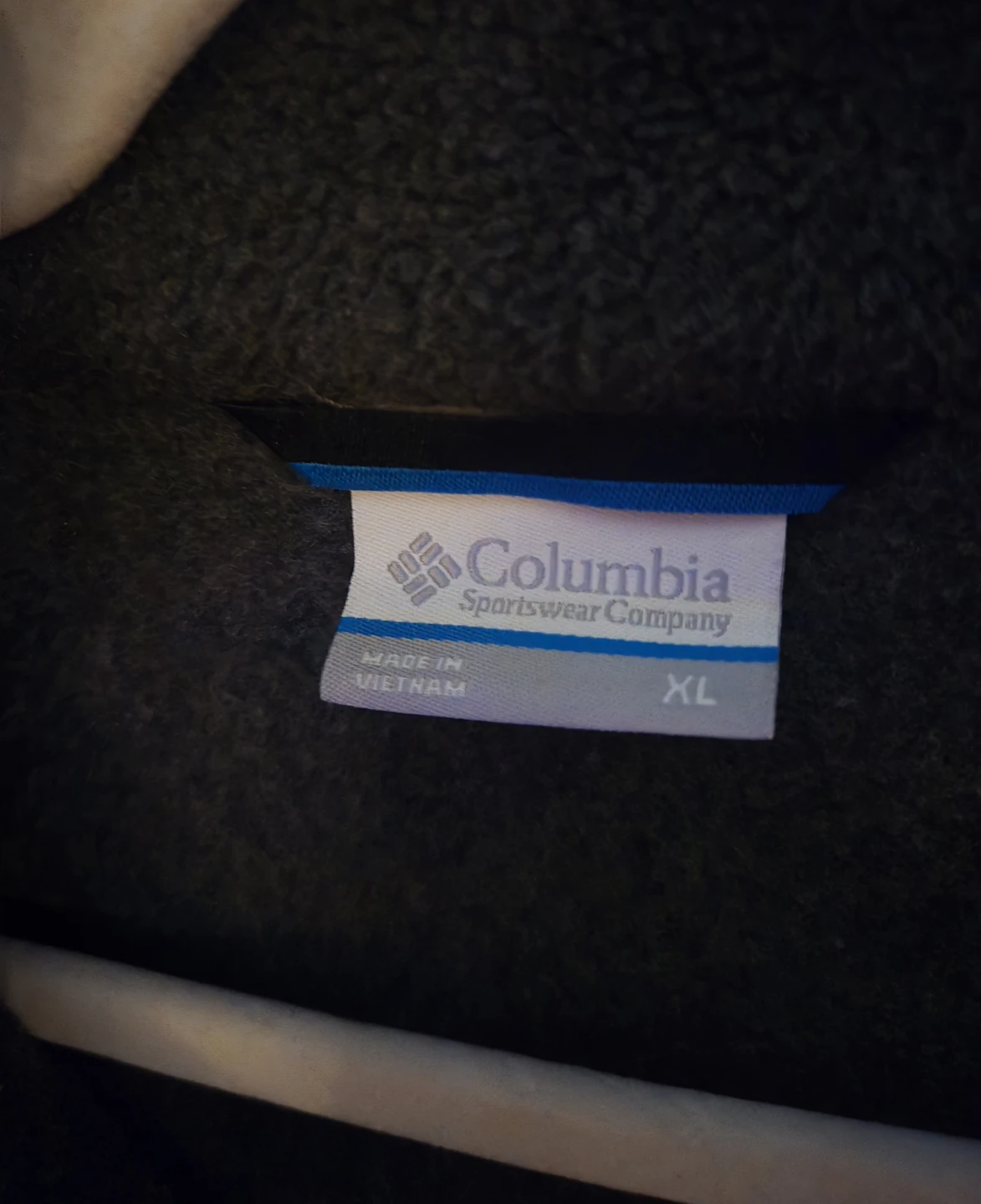 Columbia XLARGE Men's Full Zip Fleece Jacket.  Light blue/gray. - photo 4