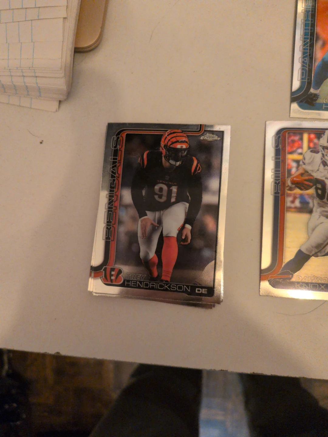 Lot of 15 Topps Chrome NFL Trading Cards - photo 2