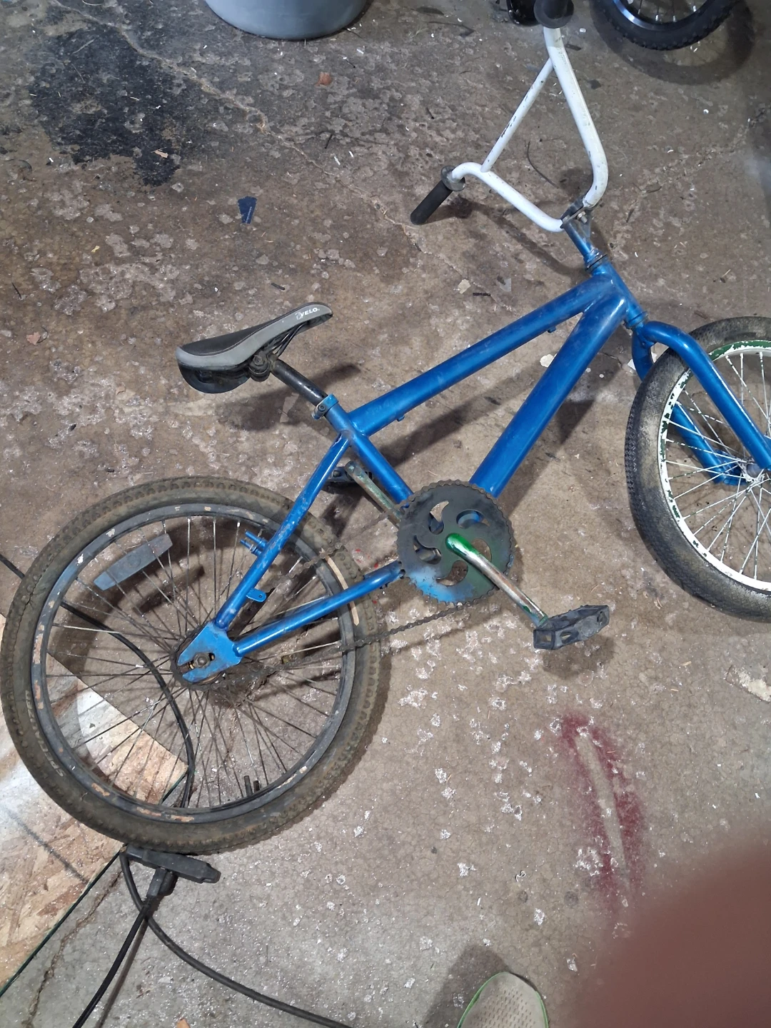 Blue BMX Bicycle