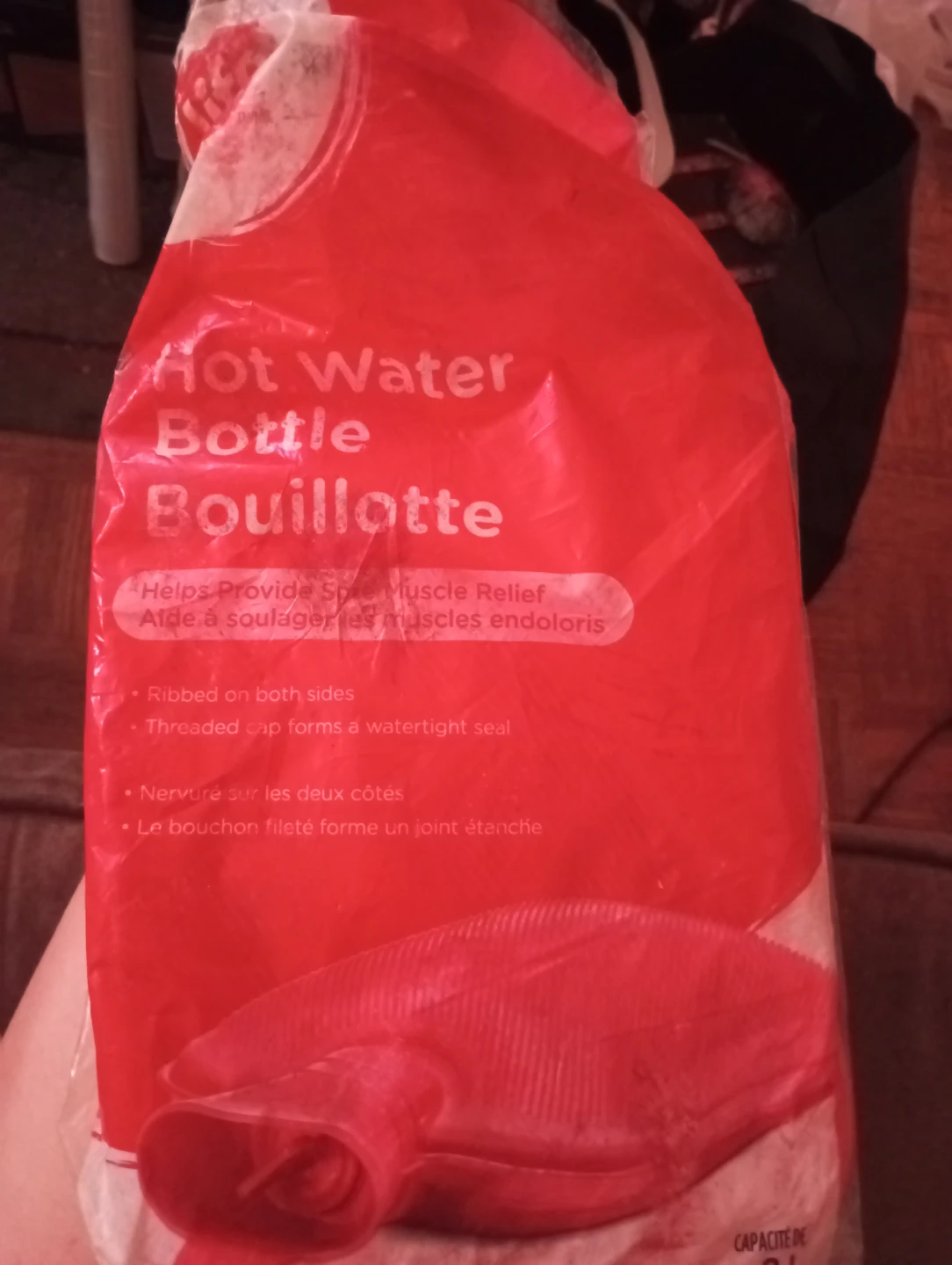 Red -Hot Water Bottle