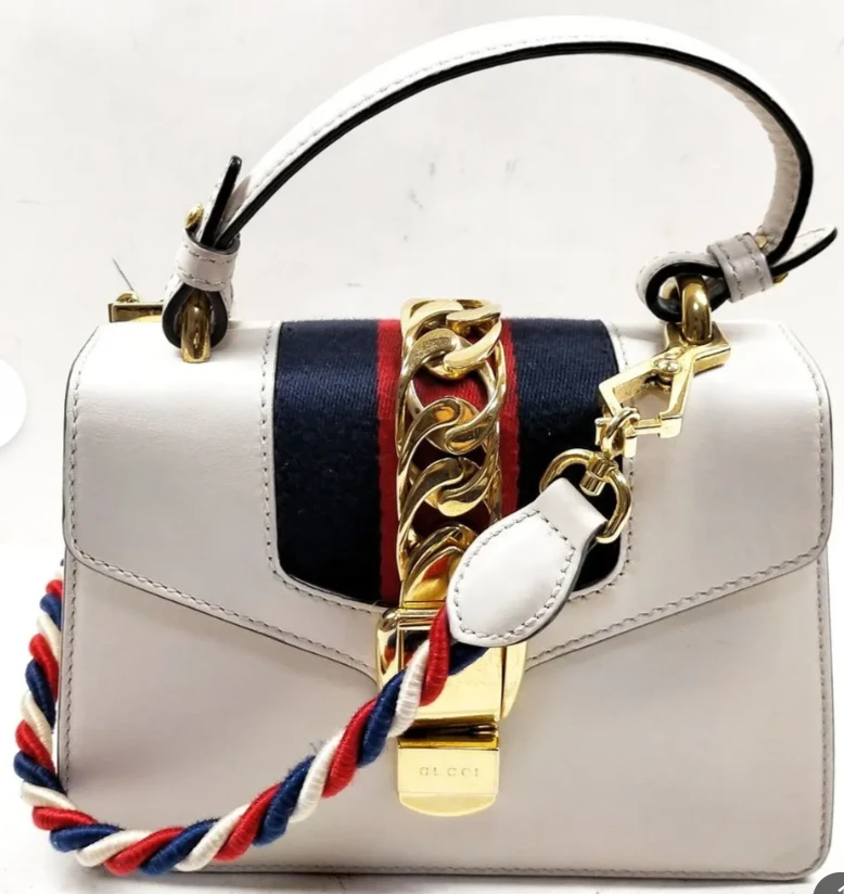 Preowned, Authentic Gucci Hand Bag Sherry Line