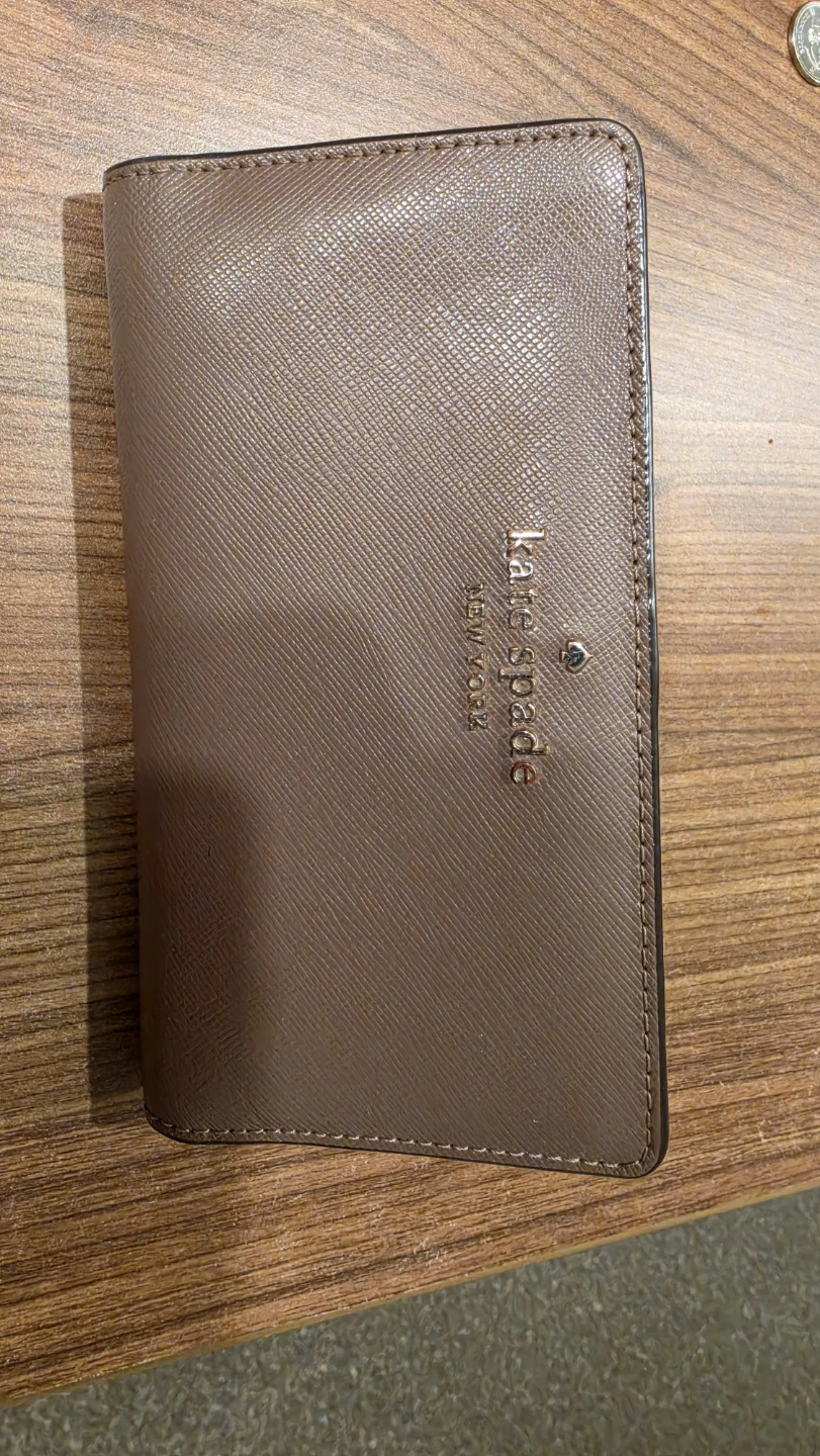 Kate Spade Taupe Leather Wallet