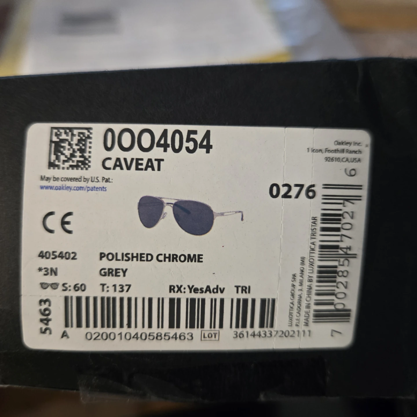 Oakley Caveat Sunglasses - Polished Chrome - photo 5