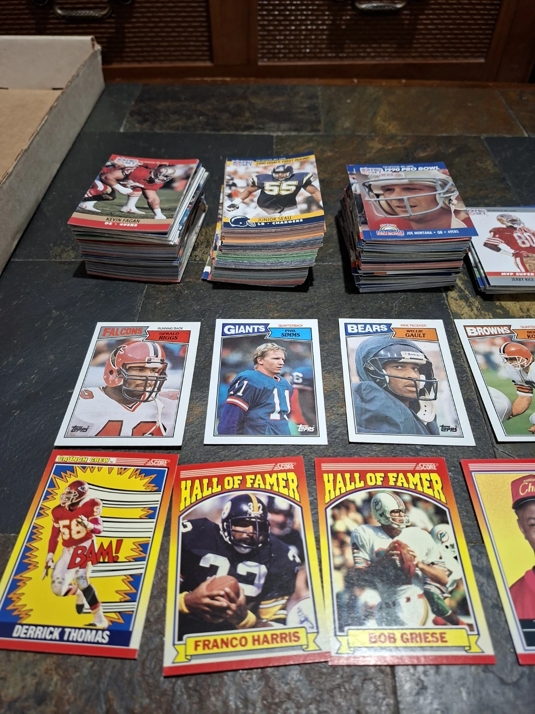 Assorted Vintage NFL Football Trading Cards - photo 5