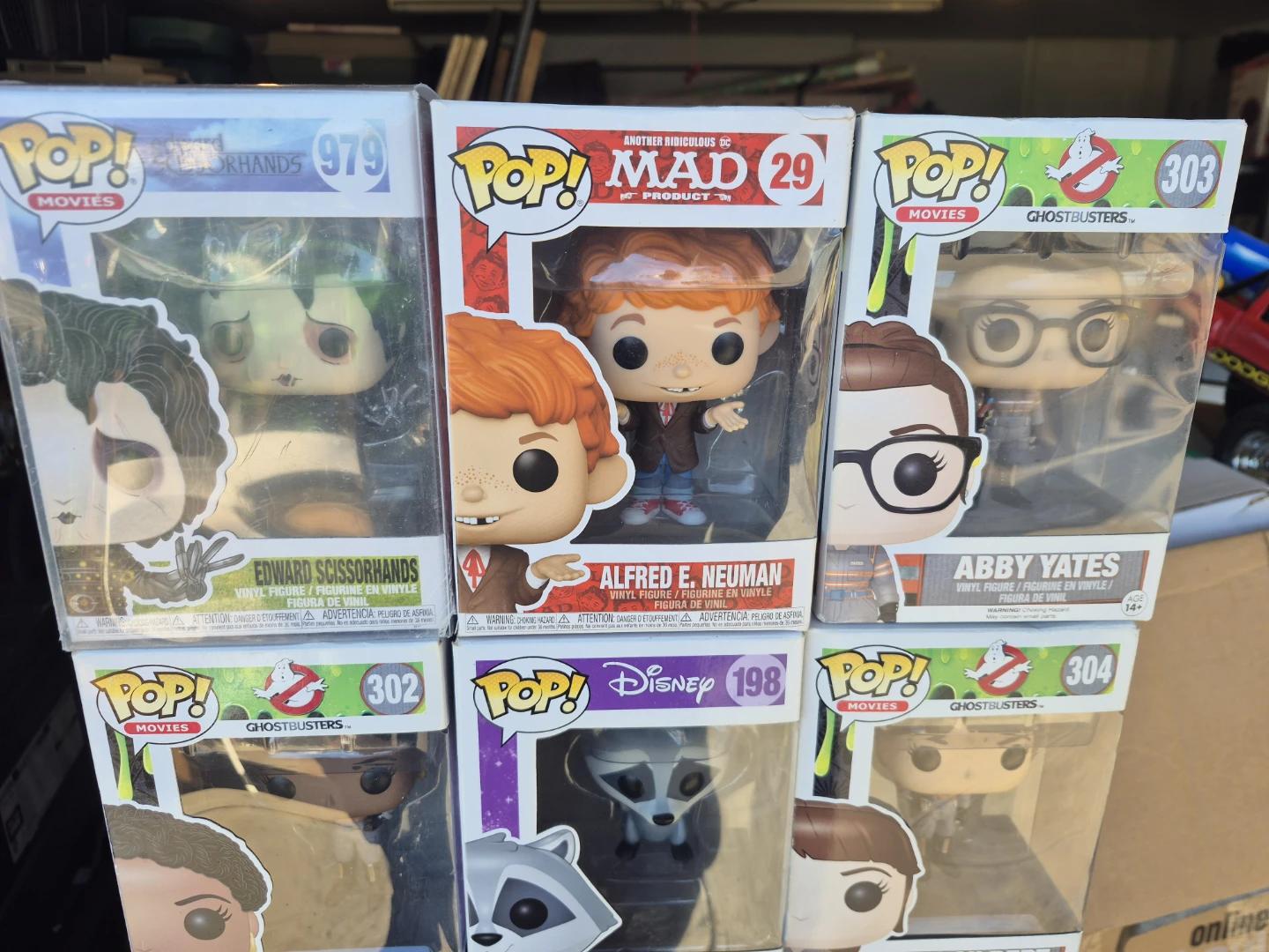 Lot of 6 Funko Pop! Vinyl Figures