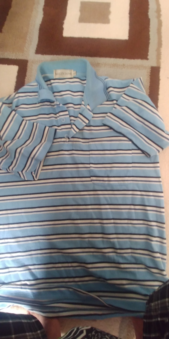 Two Milestone Striped Polo Shirts - photo 4