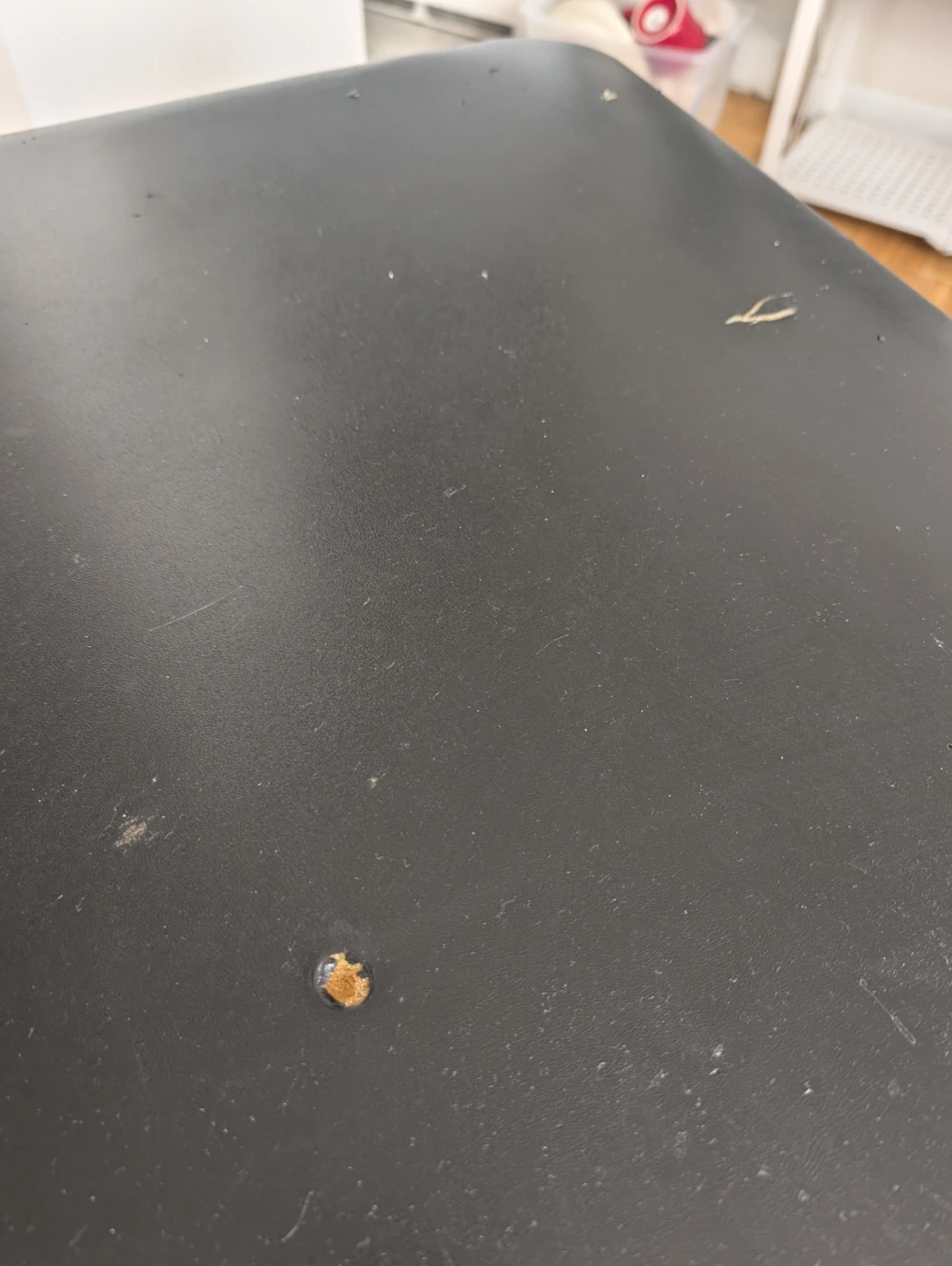 Black Folding Card Table - photo 3