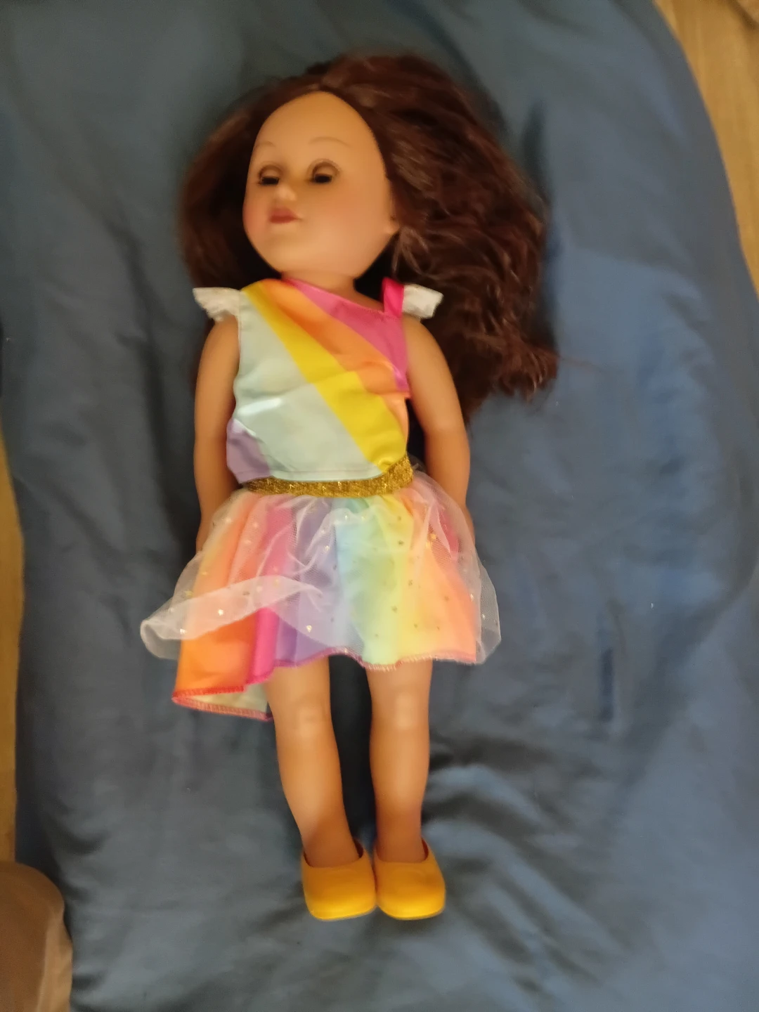 Our Generation Doll with Rainbow Dress