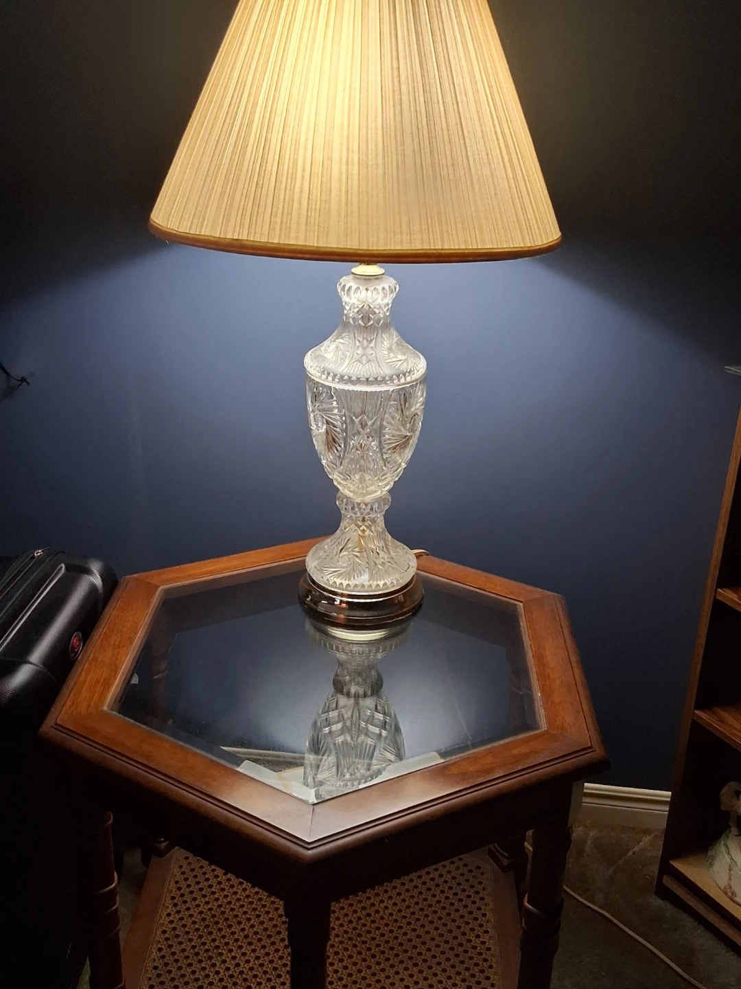 Vintage Crystal Table Lamp - photo 2