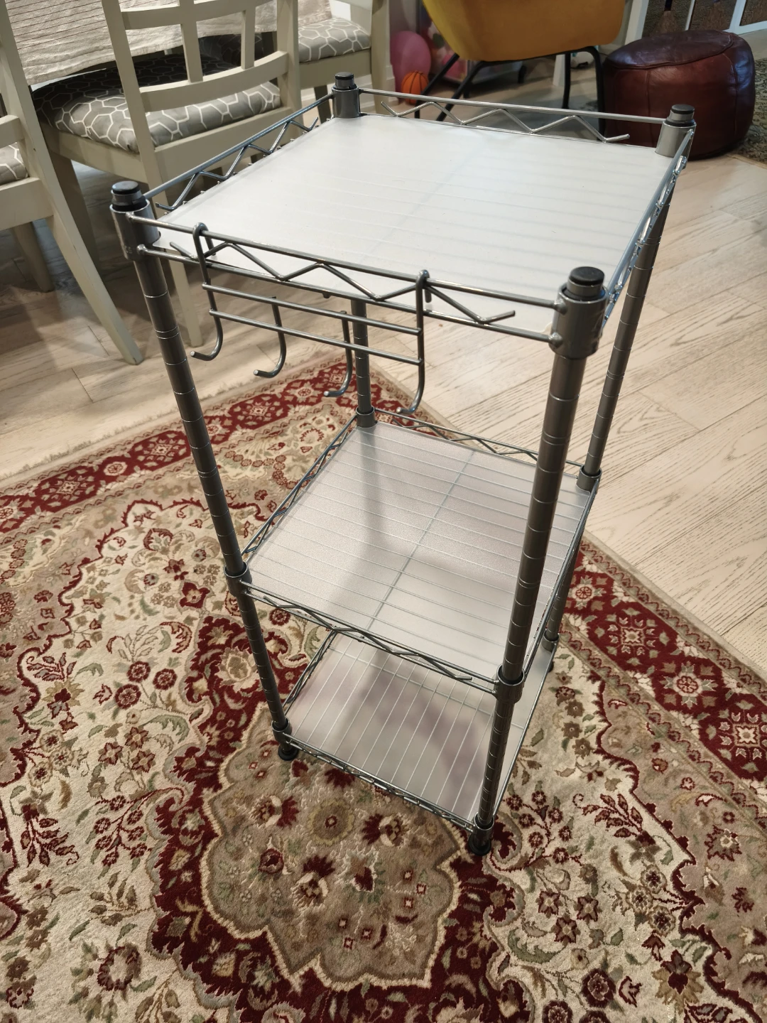 SONGMICS 3-Tier Metal Storage Shelving Unit