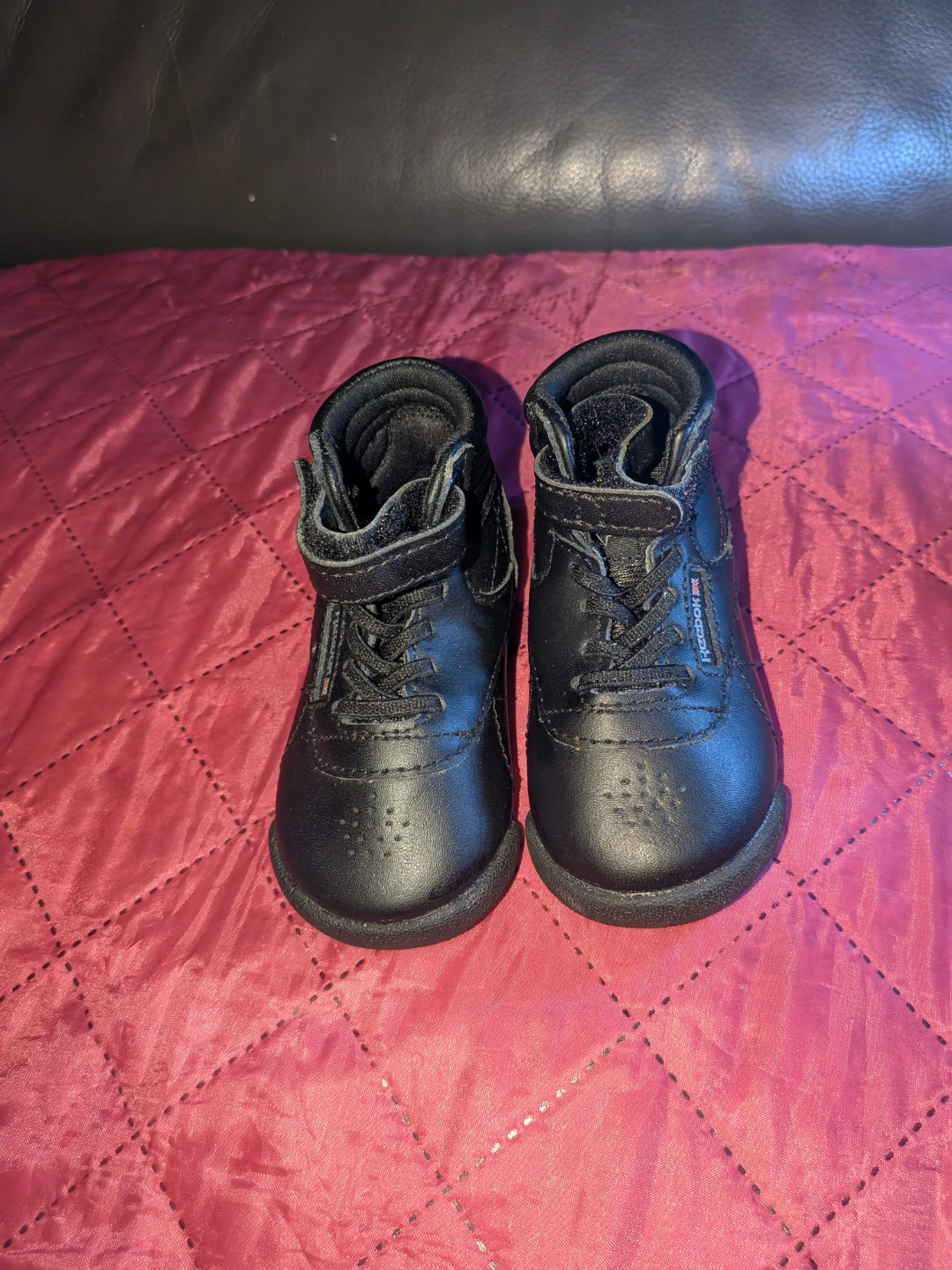 Reebok Black High-Top Toddler Shoes - photo 2