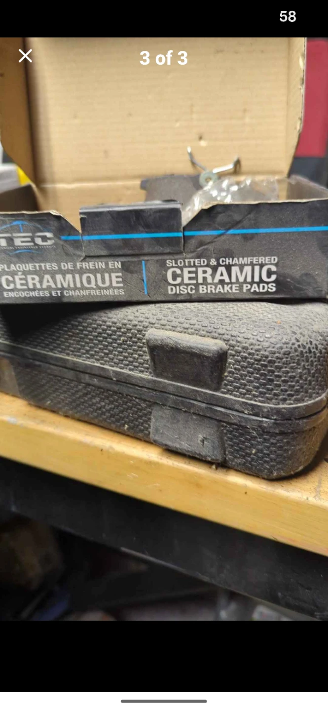 New Front and rear brake pads- Ford focus