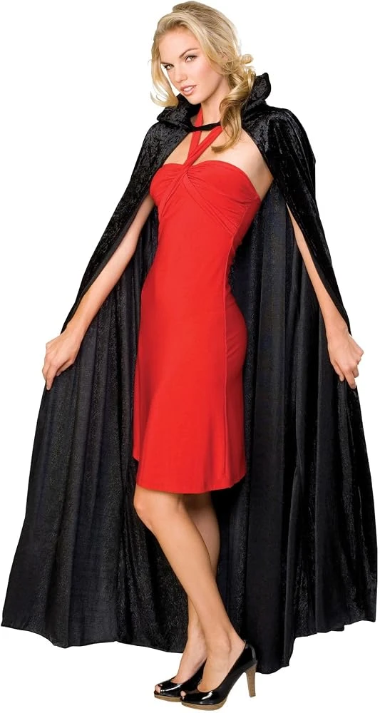 Halloween Costume Long Crushed Velvet Cape - photo 4