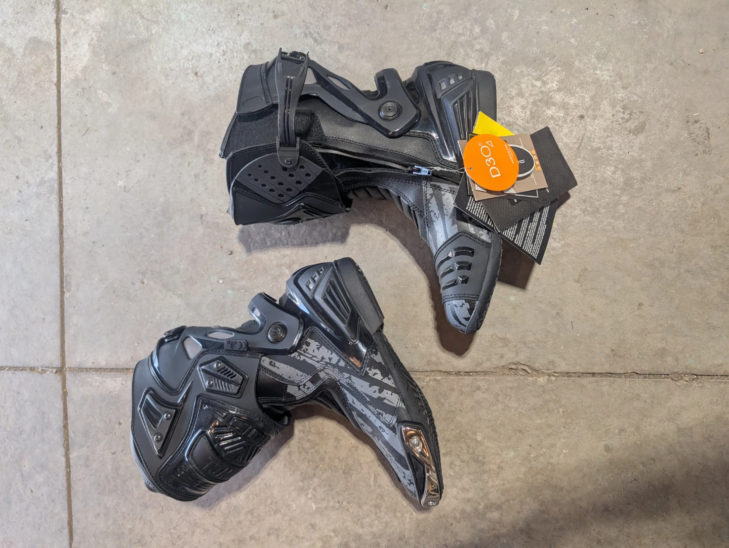 WCL Racing Gear Motorcycle Boots Black Size 11 US - photo 2