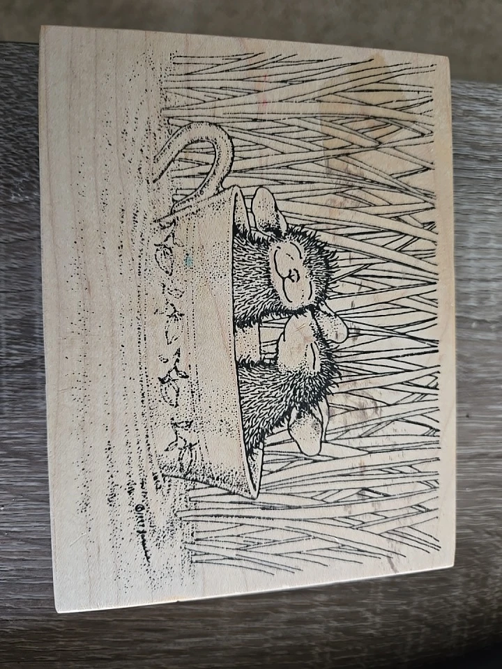 Set of 3 Wood Mounted Rubber Stamps - photo 2