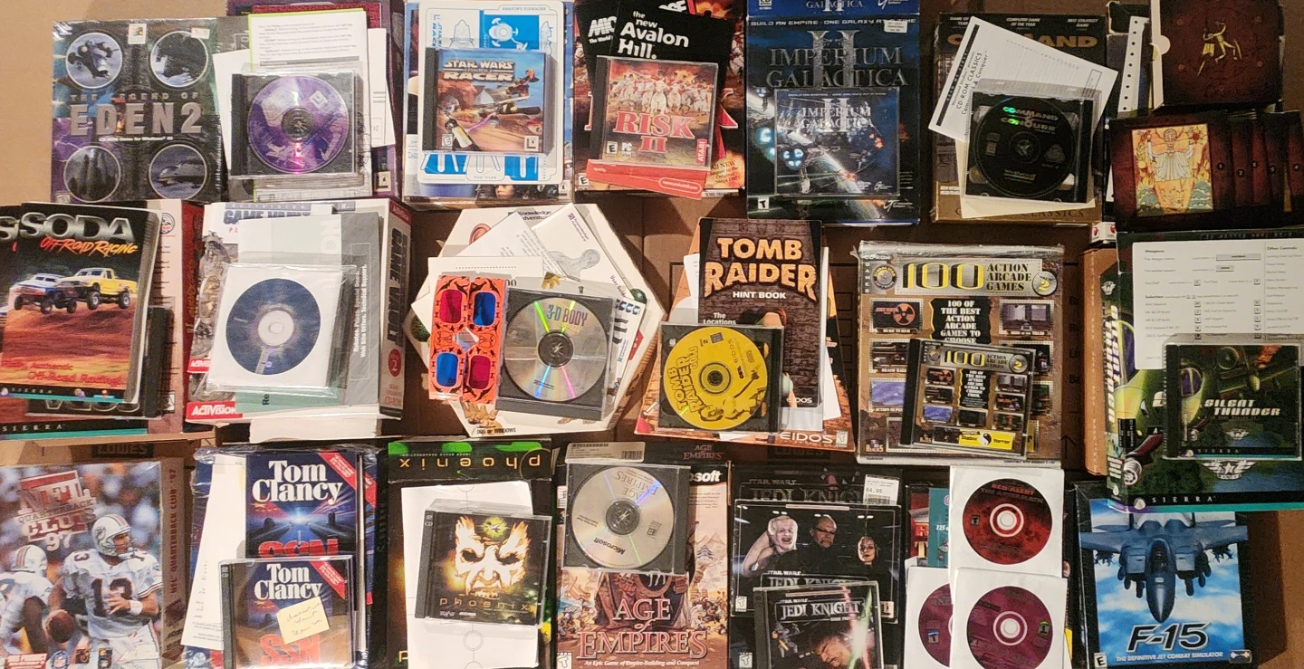 Big Box Pc Collection of 20 Vintage PC CD-ROM Games - photo 2