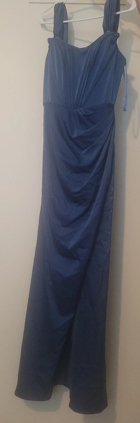 Blue slit Dress - photo 4