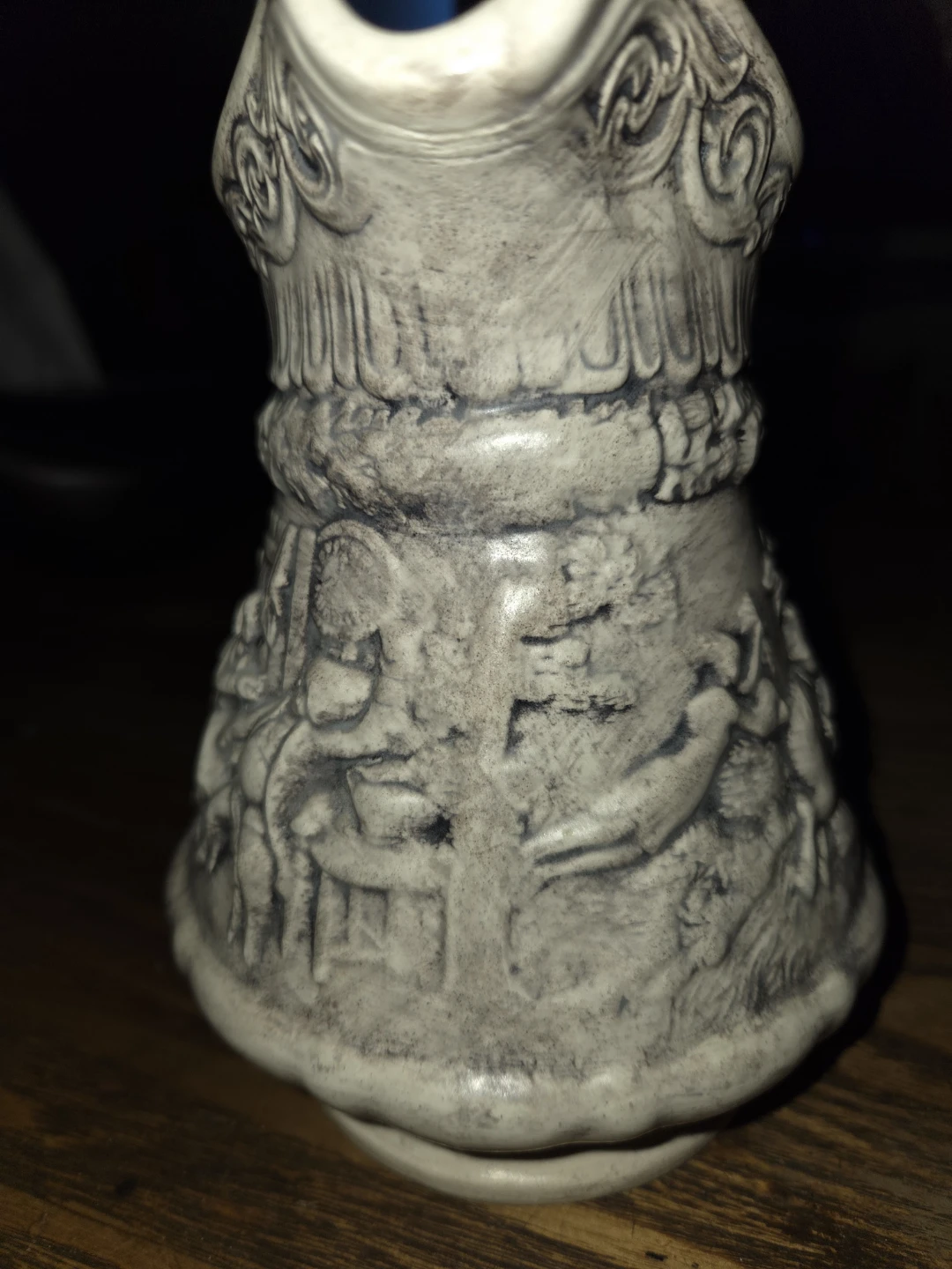 Vintage Ceramic Relief Decorative Pitcher - photo 3