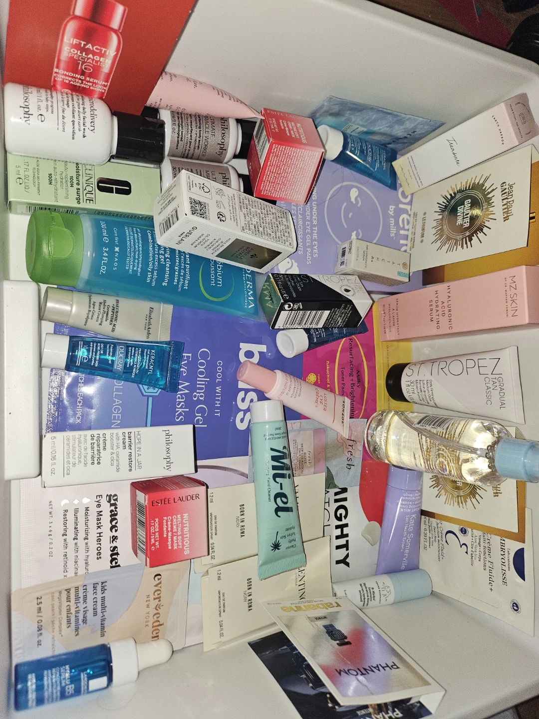Assorted Skin Care Products Full Size, Travel and Samples