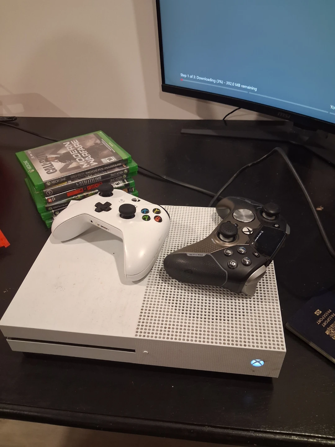 Xbox One S Bundle with Controllers and Games