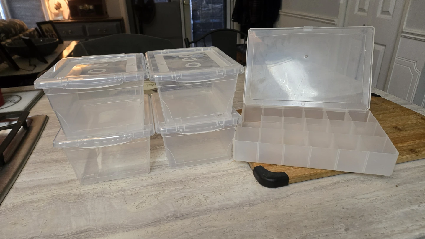 Clear Plastic Storage Containers